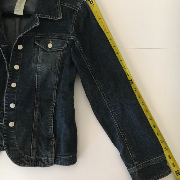 A.M.I. Blue Mediana Denim Jacket - Picture 6 of 11